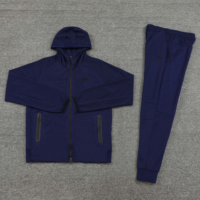 Conjunto Nike Tech Fleece Azul Escuro Windrunner