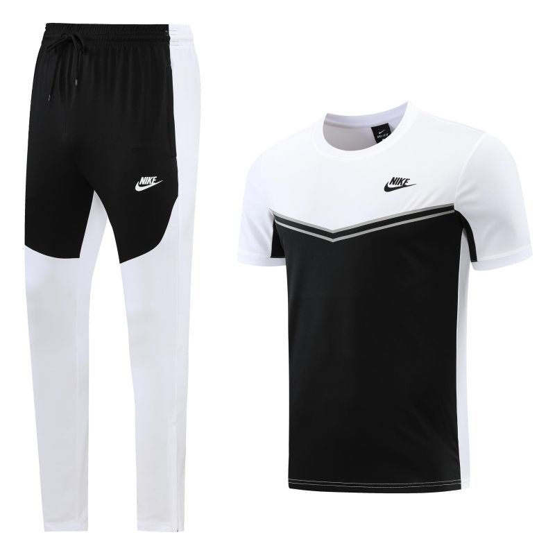 Kit Camisa e Calça Nike Branco e Preto